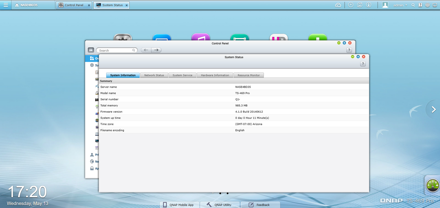 QNAP TS-469 Pro 4-bay NAS /w Intel Atom 1Gb w/ 1x 3TB SATA HDD