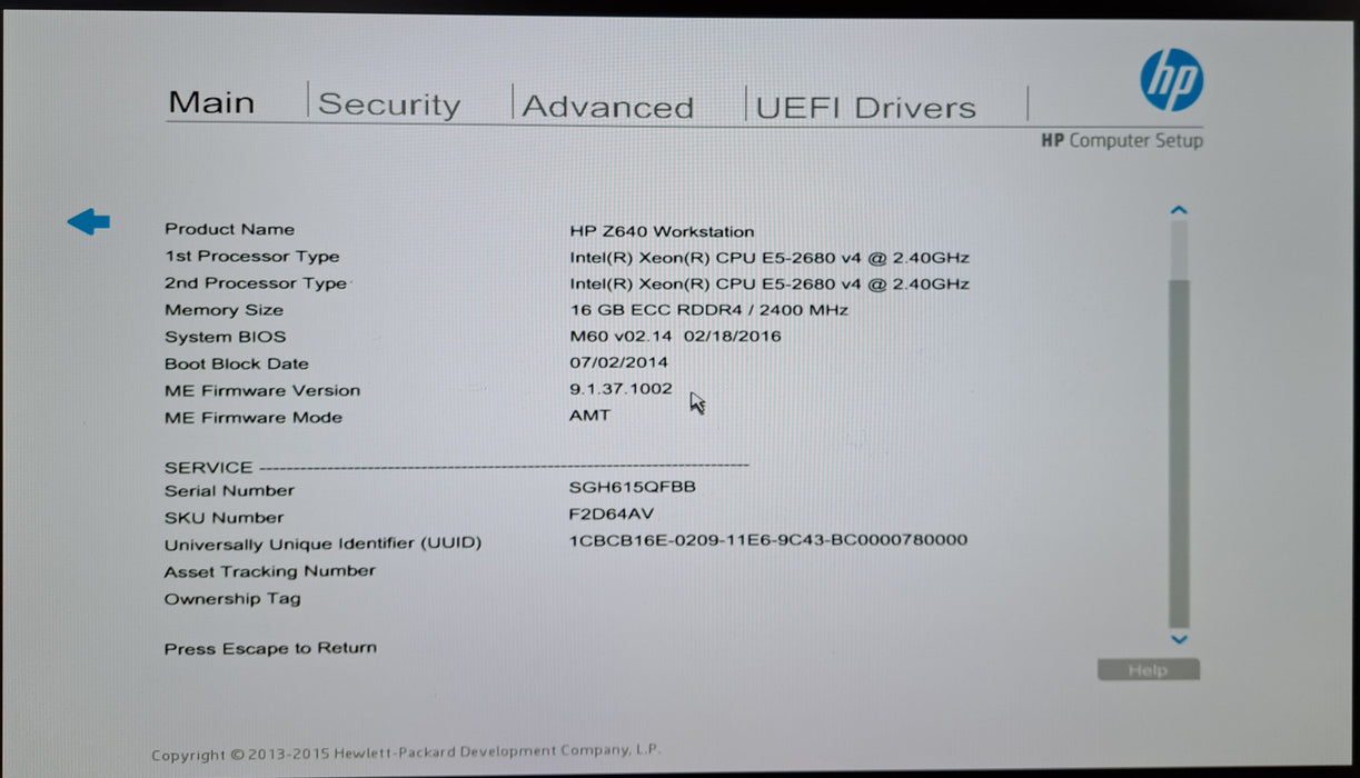 HP Z640 Workstation | 2x Xeon E5-2680 v4, 16GB DDR4, Quadro K4000, No HDD