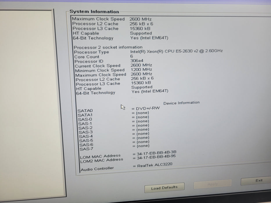 Dell Precision T7610 - 2x Xeon E5-2630 v2 24GB DDR3 NO HDD 1300W PSU