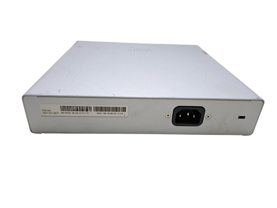 Cisco Meraki MS120-8FP-HW | 8-Port Gigabit PoE Cloud Managed Switch (Unclaimed)