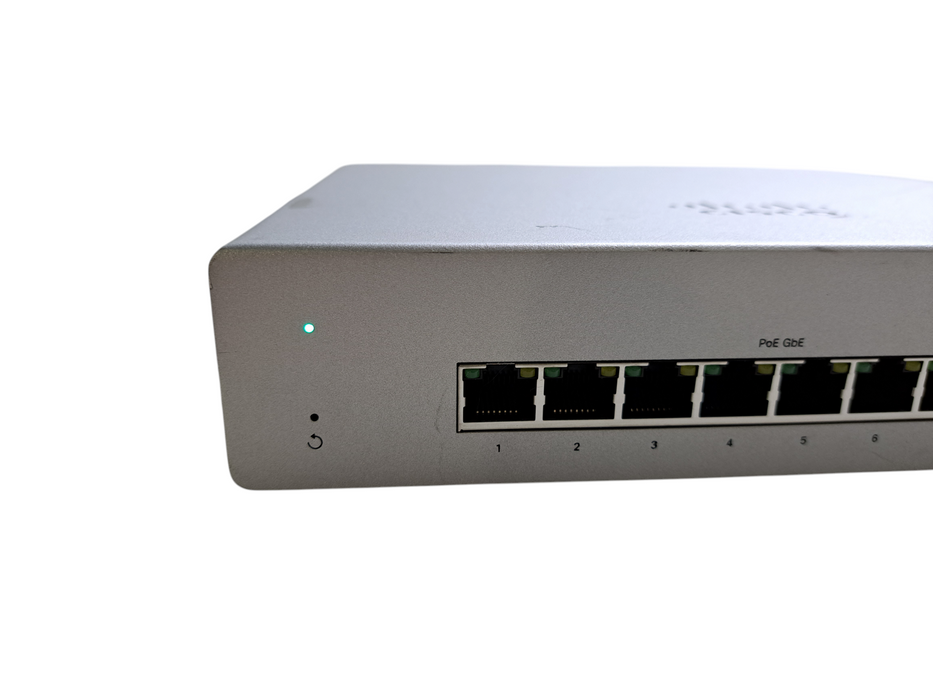 Cisco Meraki MS120-8FP-HW | 8-Port Gigabit PoE Cloud Managed Switch (Unclaimed)