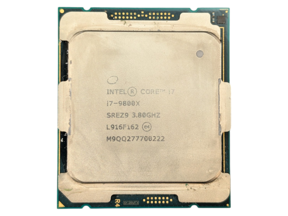 Intel Core i7-9800X X-Series CPU 8 Core 16 Thred 165W TDP  Up to 4.5 GHz SREZ9
