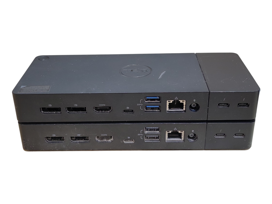 Lot of 2x Dell WD22TB4 K20A001 Docking Station TB4 USB C Only
