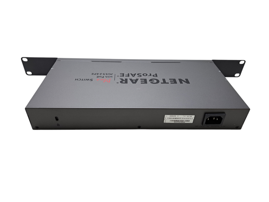 Netgear JGS524PE ProSAFE Plus 24-Port Gigabit Switch w/ 12 PoE Ports & Rackmount