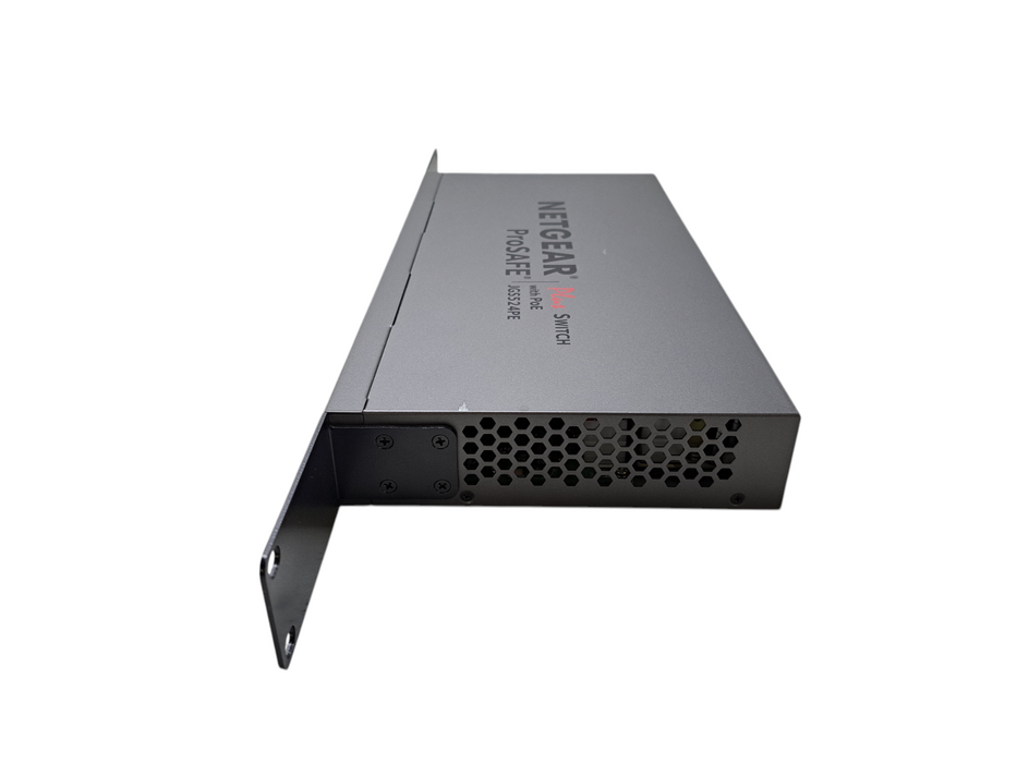 Netgear JGS524PE ProSAFE Plus 24-Port Gigabit Switch w/ 12 PoE Ports & Rackmount