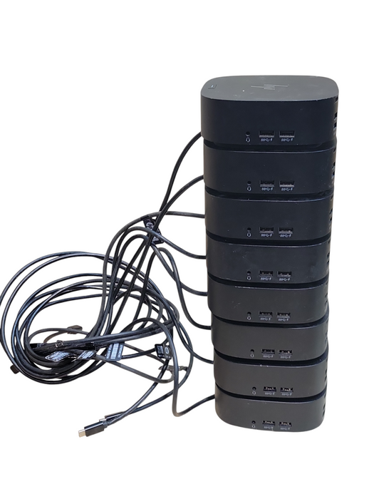 Lot of 8x HP HSN-IX02 L75125-001 USB-C Dock G5 Universal Docking Stations Only