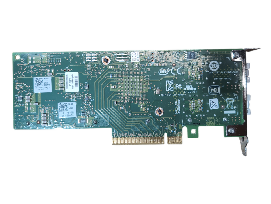 DELL Intel X710-DA2 Network Adapter 10Gb 2 PORTs 0G54KD