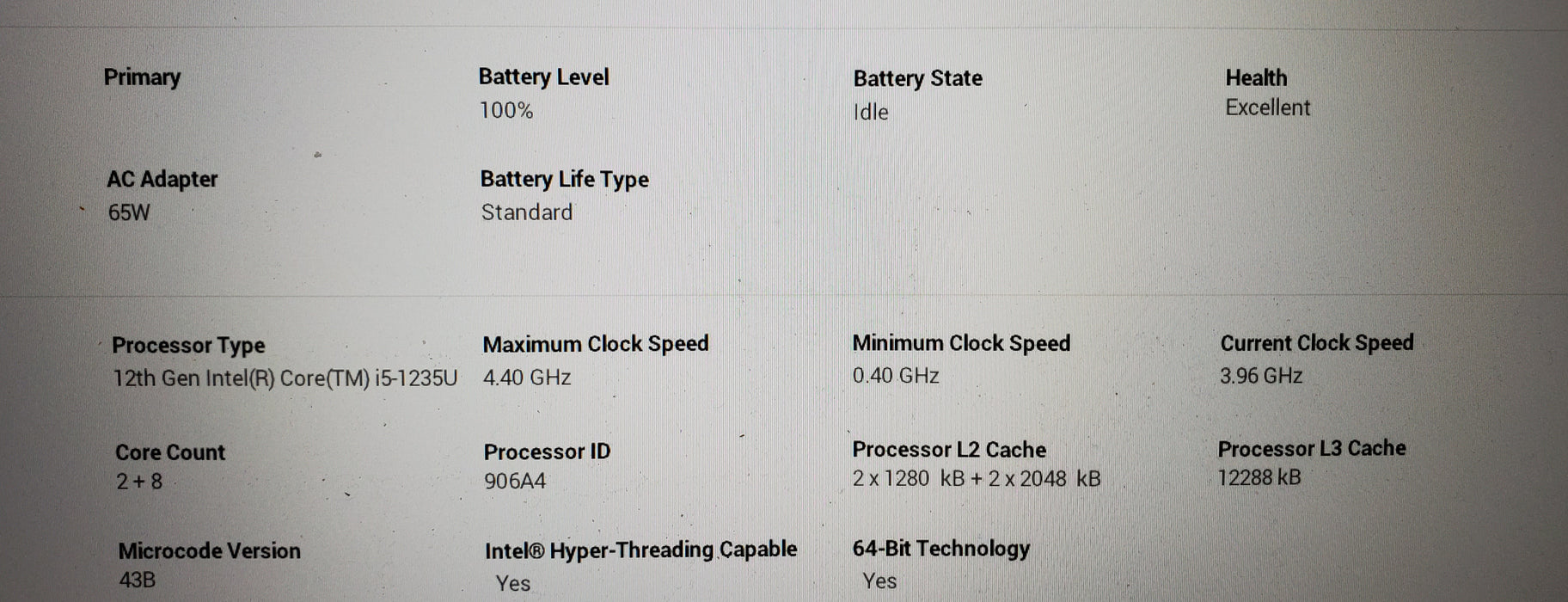 Dell Latitude 5430 i5-1235U 16GB 256GB SSD