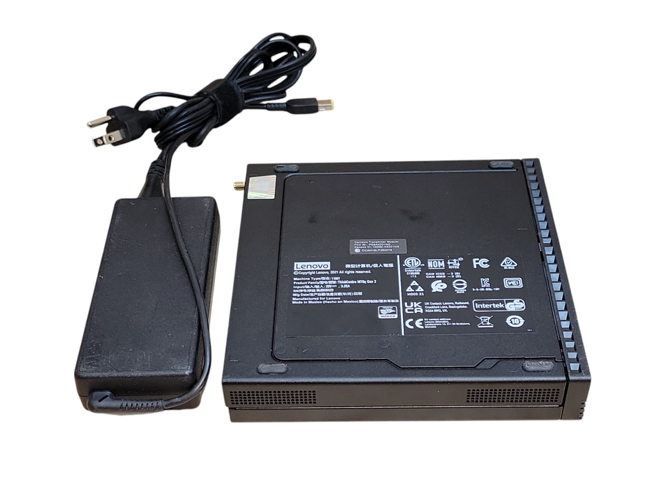 Lenovo ThinkCentre M70q Gen2, Core I5-11400T 1.30GHz, 8GB, 256GB NVMe, w/ Power