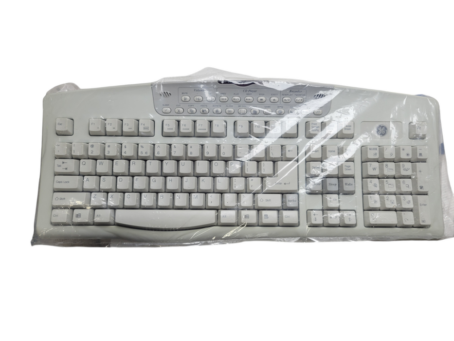 GE Vintage Turbo-Media Computer Multi-Media Keyboard Model KB-9801R+ IR Wireless