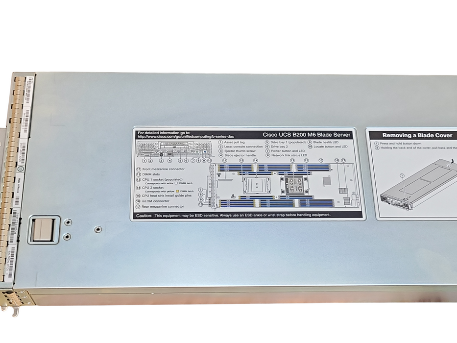 Cisco UCS B200 M6 Blade server 1x Xeon Platinum 8362 32C 2.8GHz 32GB DDR4 No HDD
