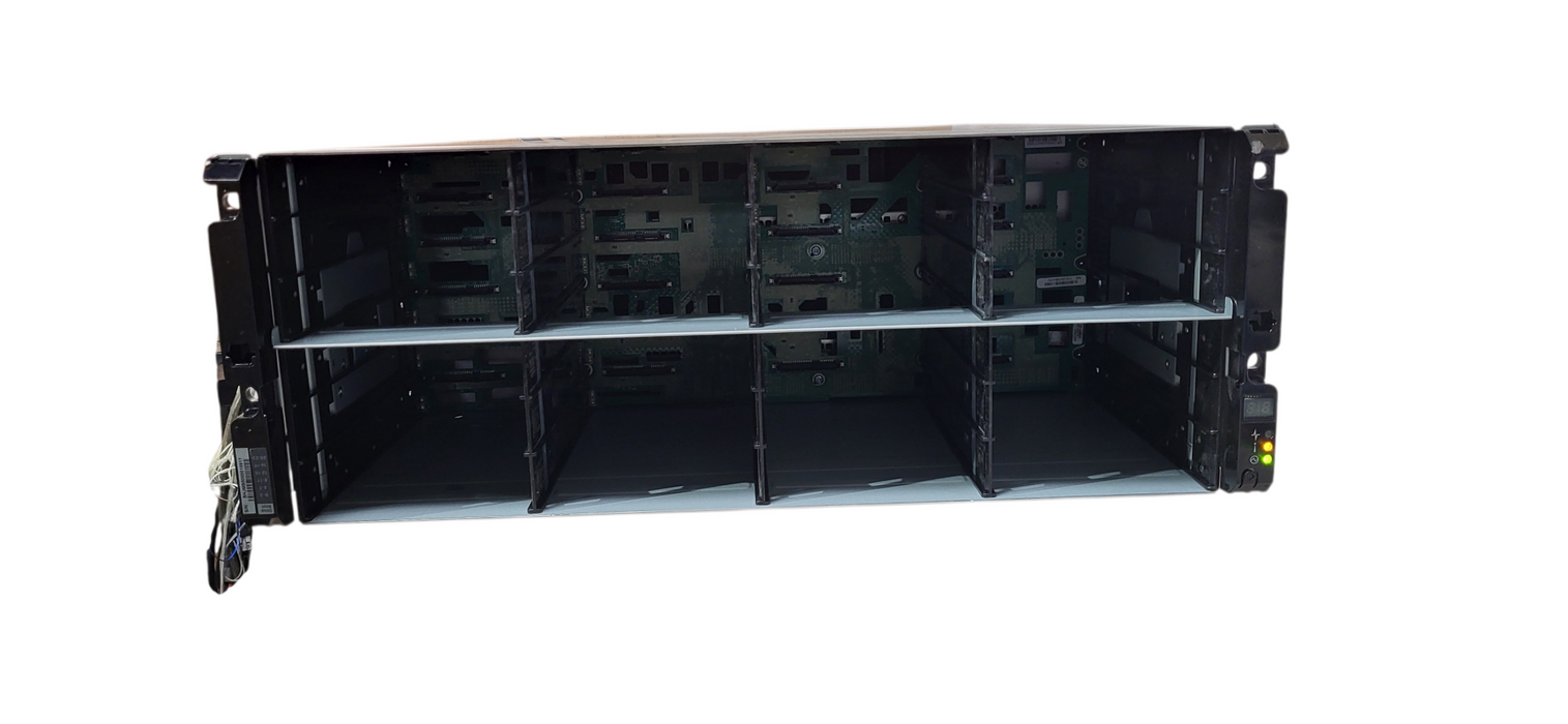 NetApp NAJ-0801 24-Bay 3.5" SAS Disk Shelf w/ Dual IOM6 Controllers | No HDD