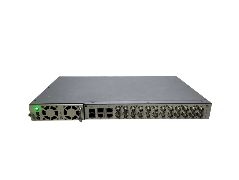 NVT Phybridge Cleer 24 Port Managed Switch PoE Ethernet Coax IP Media Converter