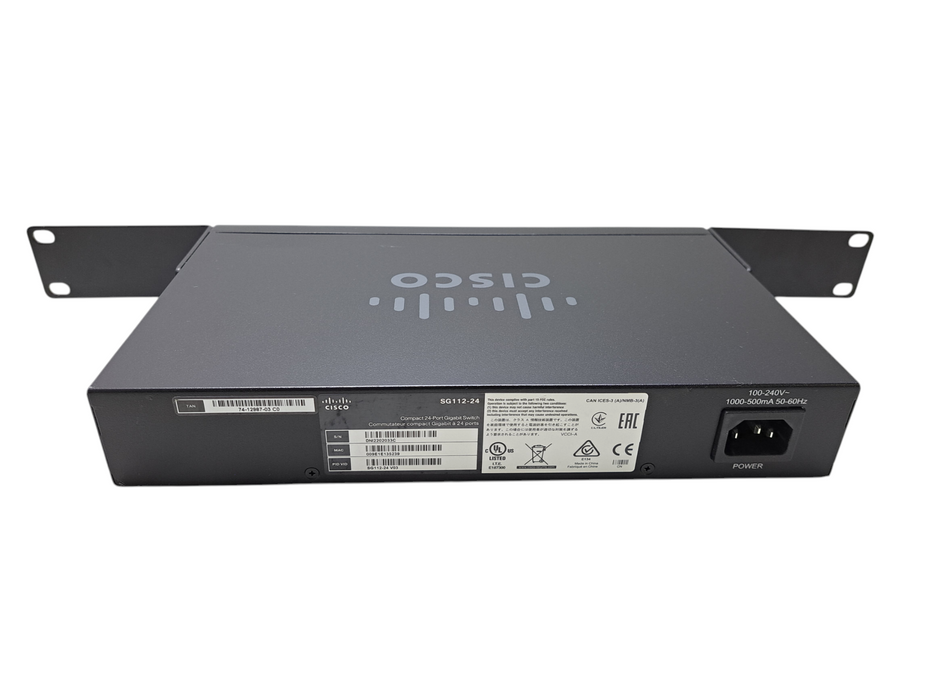 Cisco SG112-24 V03 | 24-Port Gigabit Unmanaged Compact Switch w/ Rackmount