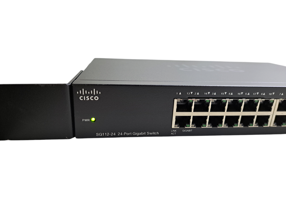 Cisco SG112-24 V03 | 24-Port Gigabit Unmanaged Compact Switch w/ Rackmount