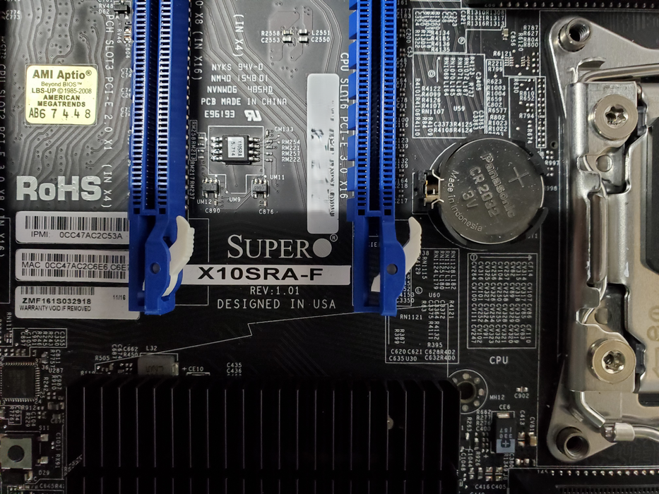 SuperMicro X10SRA-F Server Motherboard LGA2011 - No CPU/RAM/IO Shield *READ*