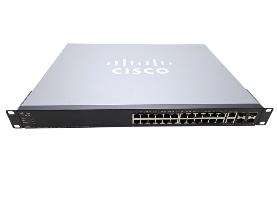 Cisco SG500-28MPP-K9 V03 | 28-Port Gigabit PoE+ Stackable Managed Switch *READ*