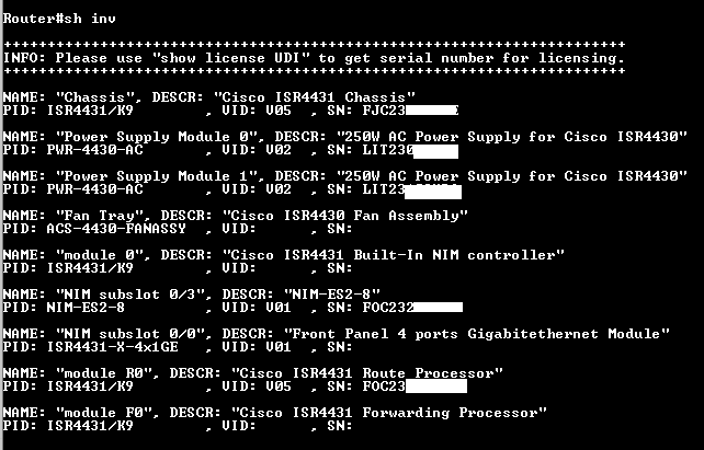 Cisco ISR4431/K9 Series Integrated Services Router, ES2-8, 2x PSU