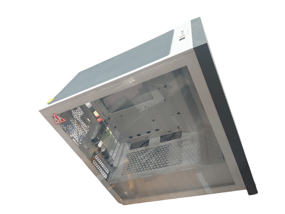 Corsair White Computer Case Empty Shell , Clear Side , Vented