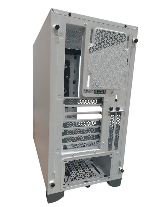 Corsair White Computer Case Empty Shell , Clear Side , Vented