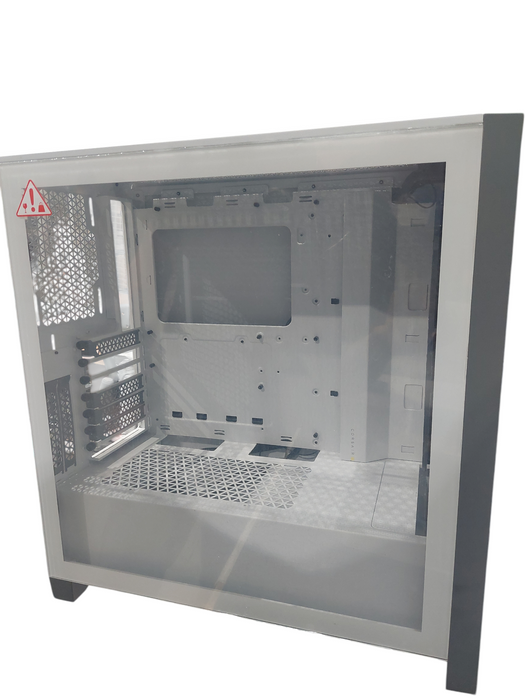 Corsair White Computer Case Empty Shell , Clear Side , Vented