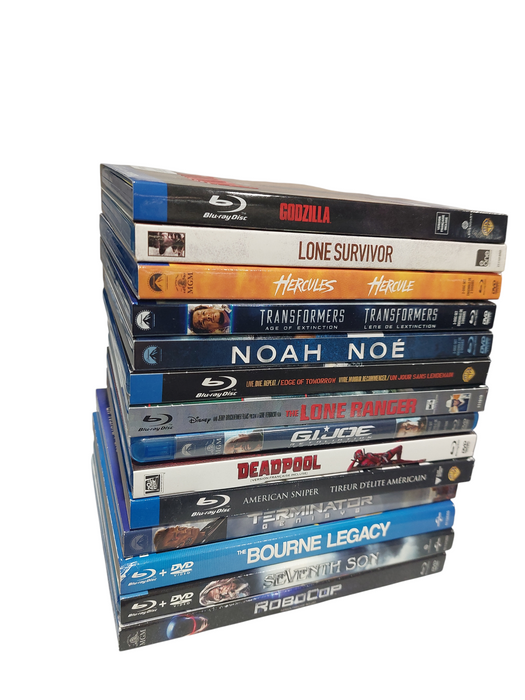 Bundle of 14 Used Blurays