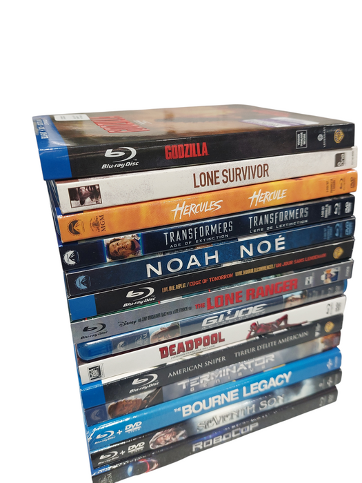 Bundle of 14 Used Blurays