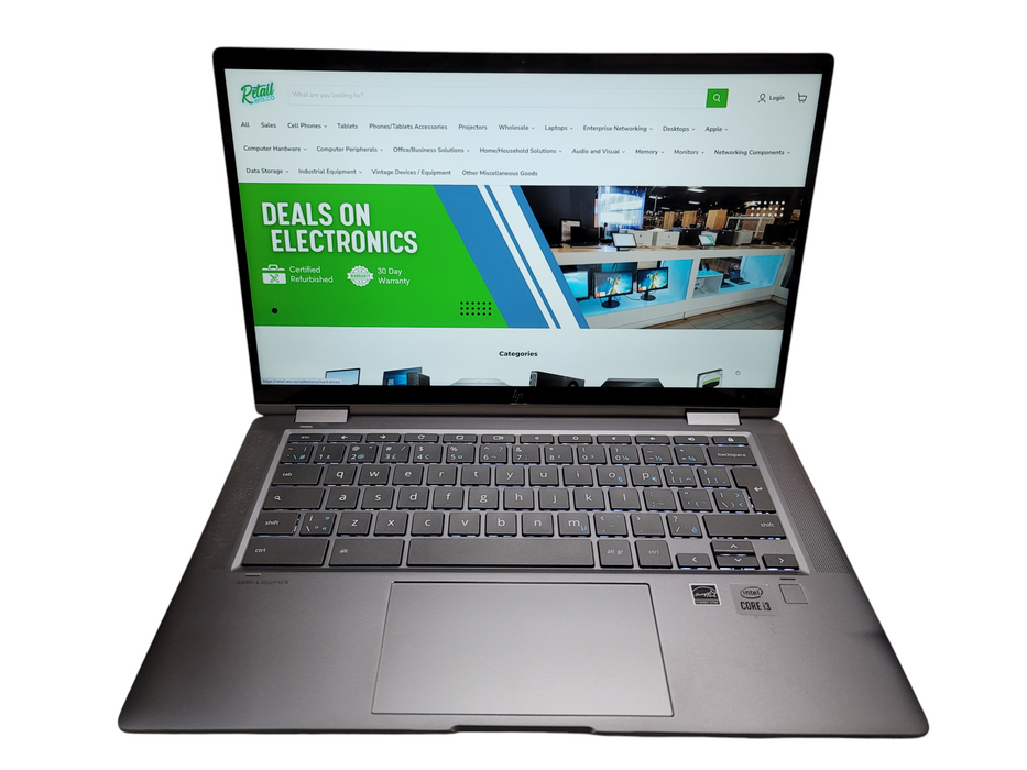 HP Chromebook x360 i3-10110U 8GB RAM 4GB SSD