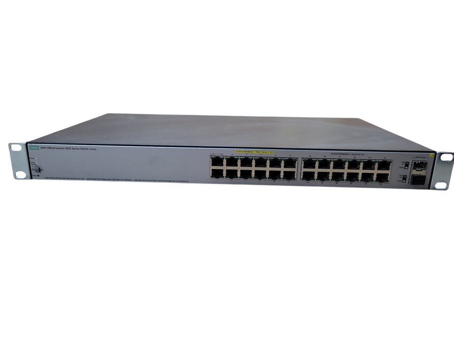 HPE OfficeConnect Switch 1820 24G PoE+ (185W) J9983A