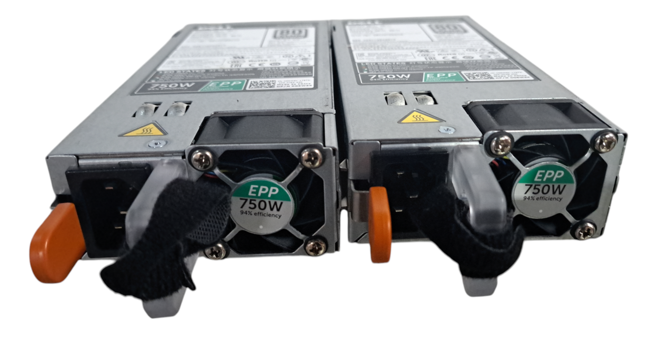 Set of 2x Dell (D750E-S6) 750W EPP 80 PLUS PLATINUM SERVER POWER SUPPLY