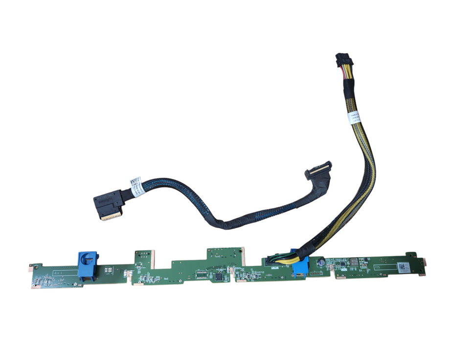 Dell PE 4-Bay Backplane 0VXFND w/ Dell SATA cable 00V9V8 & Power Cable 017HJ
