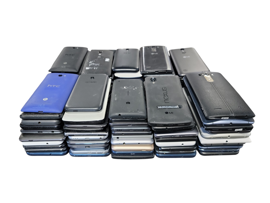 Lot of 100x Assorted Android [Mix Brands | AS-IS]