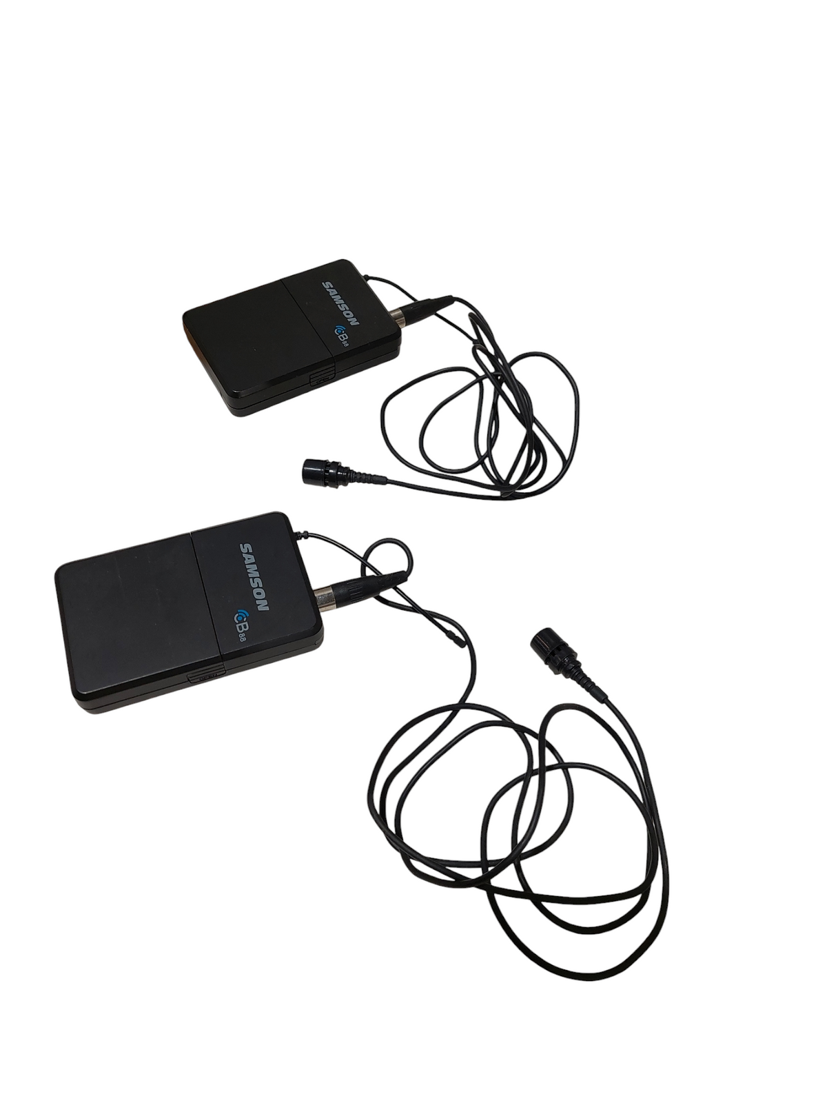 Pair of Samson CB88 BeltPack Transmitter Model: CB88 Freq.638-663mhz ...
