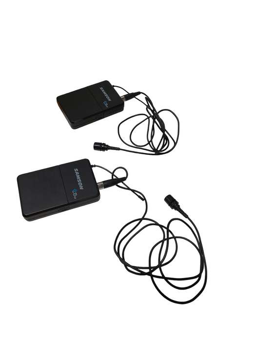 Pair of Samson CB88 BeltPack Transmitter Model: CB88 Freq.638-663mhz