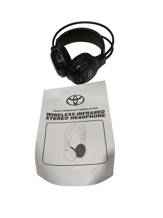 Toyota Cordless Wireless Infrared Stereo Headphone for Vehicle PN:C047A-34005-IR