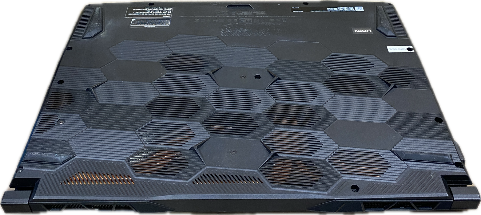 MSI Katana GF66 i7-11800H RTX3060 6GB GPU 16GB RAM 256GB SSD No AC Adapter READ!