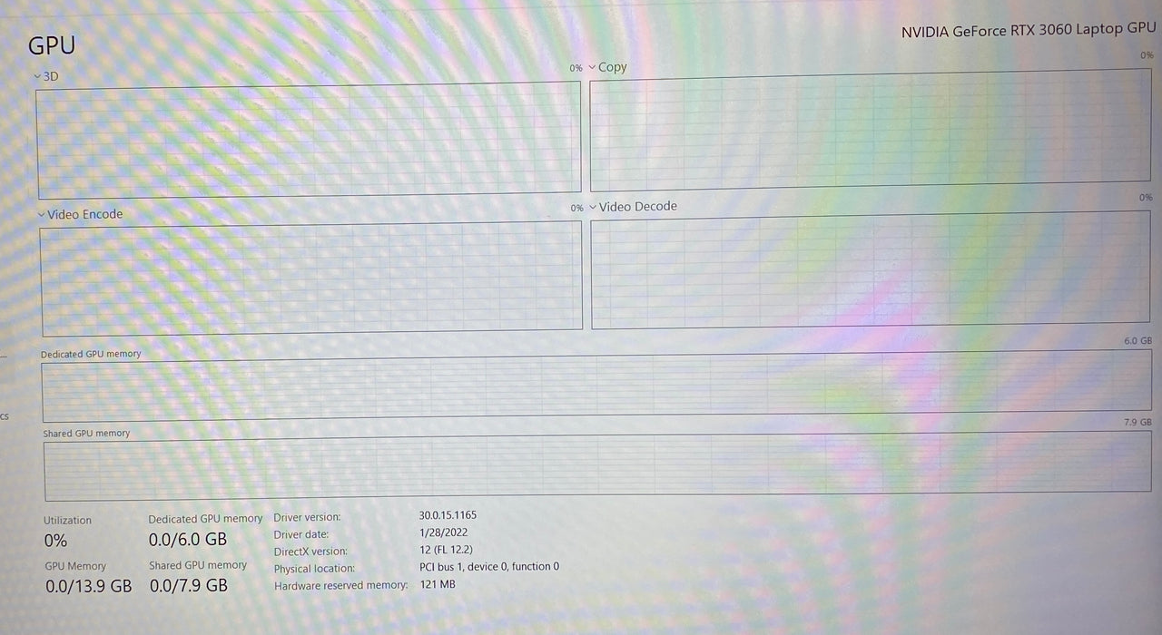 MSI Katana GF66 i7-11800H RTX3060 6GB GPU 16GB RAM 256GB SSD No AC Adapter READ!