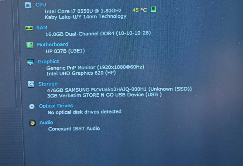HP ProBook 4440 G5 i7-8550U 16GB 512SSD White Blemishes On LCD READ  BudLap