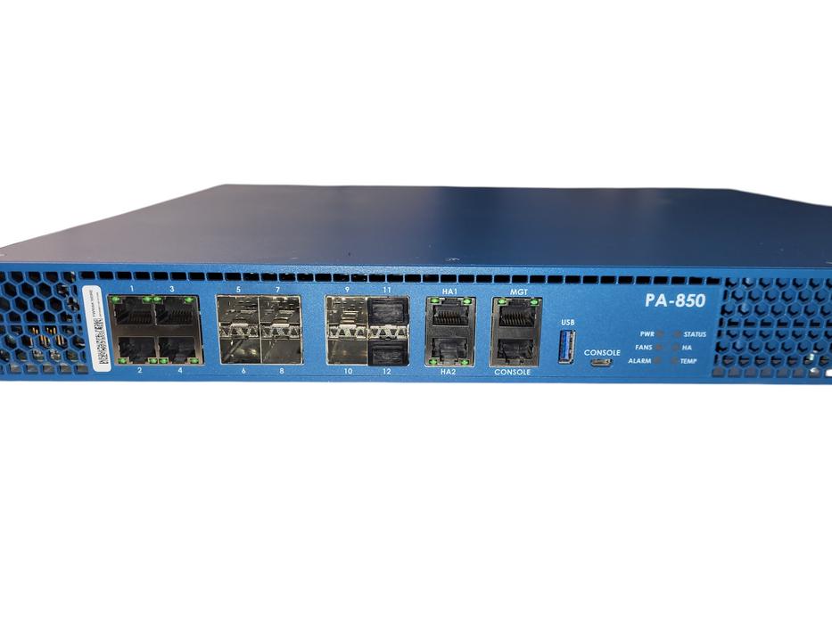 Palo Alto Networks PA-850 Next Gen Enterprise Firewall Appliance