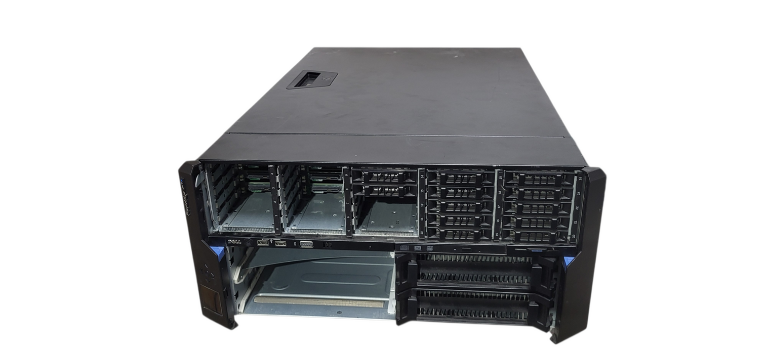 Dell PowerEdge VRTX Chassis w/ Dual Shared PERC8, 4×1100W PSU & Dual SD Modules