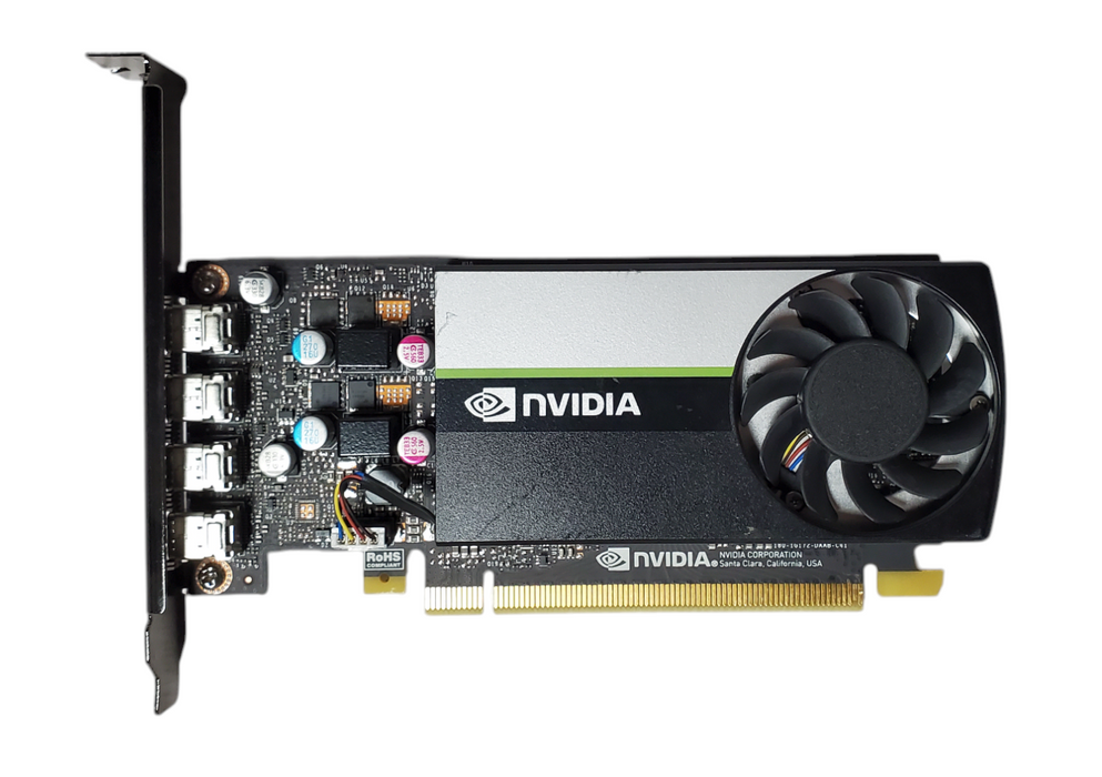 NVIDIA Quadro T600 4GB GDDR6 Graphics Card - 4xMiniDP