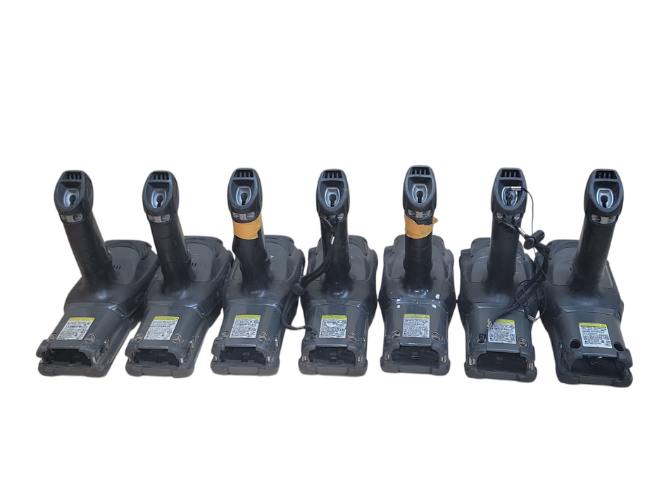 Lot of 7x Symbol MC92N0 Series barcode scanners, no battery, READ