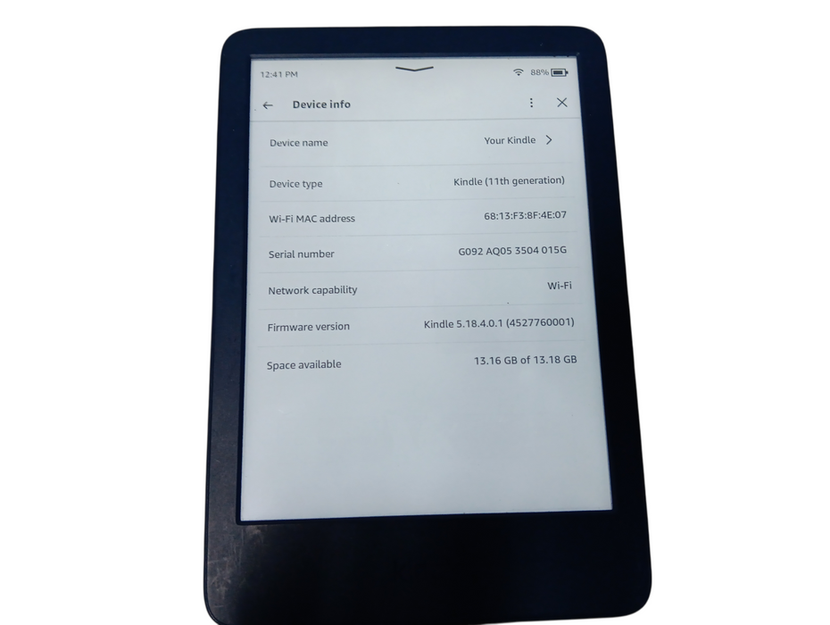 Amazon Kindle 11th Gen - 16GB - Blue [C2V2L3]
