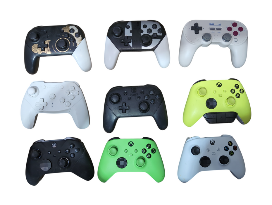 Lot of 18x Assorted Gaming controller, Please read