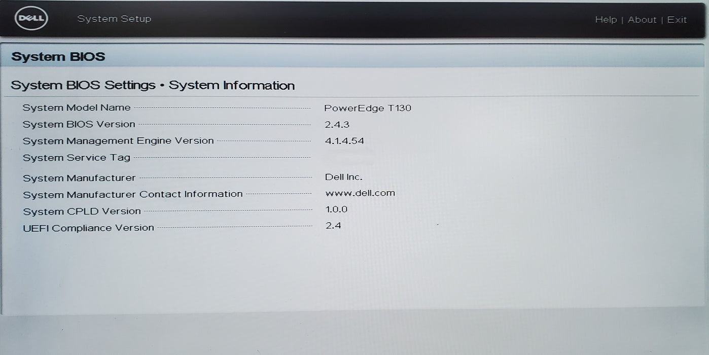 Dell PowerEdge T130 - 1x Xeon E3-1270 v5, 8GB DDR4 - No HDD