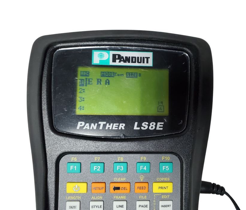 Panduit PanTher LS8E Handheld Thermal Label Printer w/ Adapter