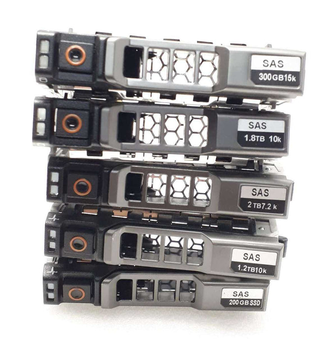 Lot 5x 2.5" DELL PowerEdge Hard Drive Tray Caddy R520 R620 R720 R720