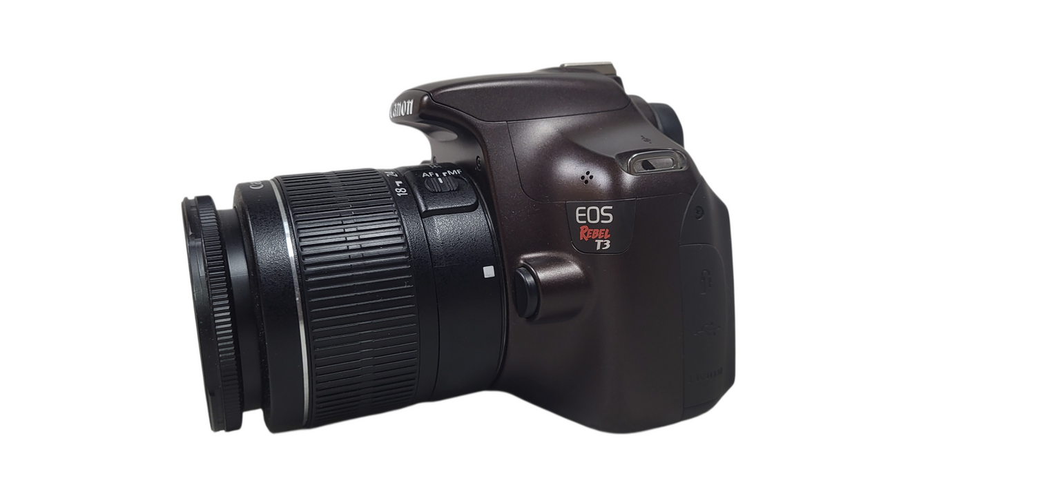 Canon EOS Rebel T3 DSLR Camera W/ EF-S 18-55mm Lens
