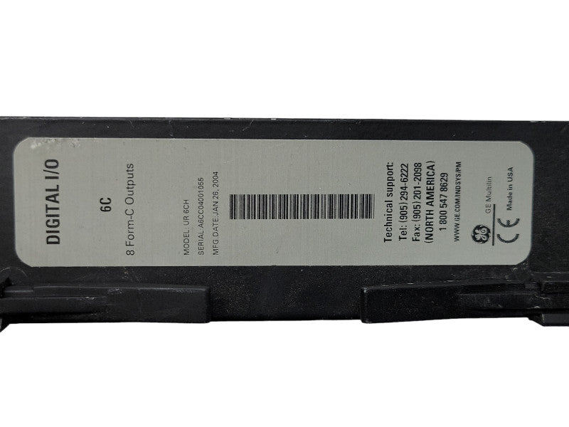 GE Multilin UR 6CH 8 Form C Outputs Digital I/O 6C Output Q_