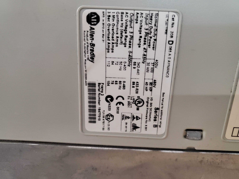 Allen-Bradley PowerFlex 700 AC Drive @